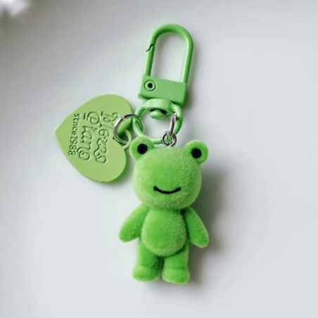 Llavero Rana 'Sonrisa Tierna' – Mini peluche suave y original