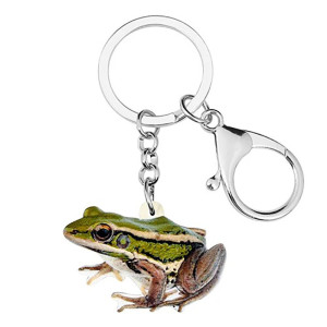 Llavero de Rana Realista – Accesorio de Naturaleza en Resina