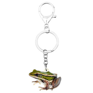 Llavero de Rana Realista – Accesorio de Naturaleza en Resina