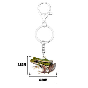 Llavero de Rana Realista – Accesorio de Naturaleza en Resina