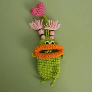Llavero Rana Love | Hecho a Mano – Bonito y Original