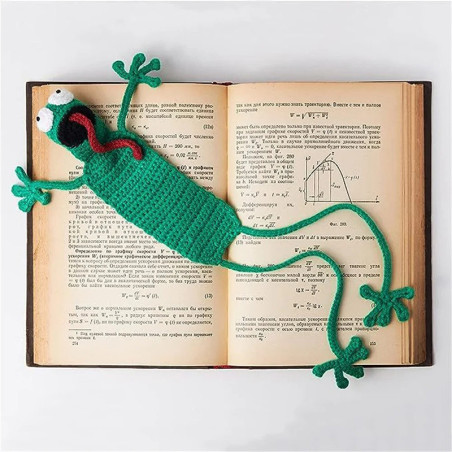 Marcapáginas de Rana Tejido | Regalo Original Hecho a Mano