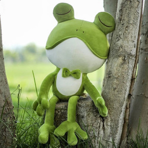 Peluche Rana Caballero | Suave & Elegante | Idea Regalo Original