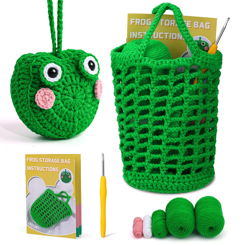 Kit de Crochet para Principiantes – Bolso Rana DIY Hecho a Mano