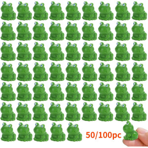 Mini Ranas de Resina – Lote 50 o 100 Piezas Decoración DIY