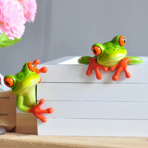 Rana de Resina 3D para Pared – Figura Acróbata Decorativa