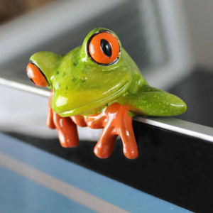 Rana de Resina 3D para Pared – Figura Acróbata Decorativa