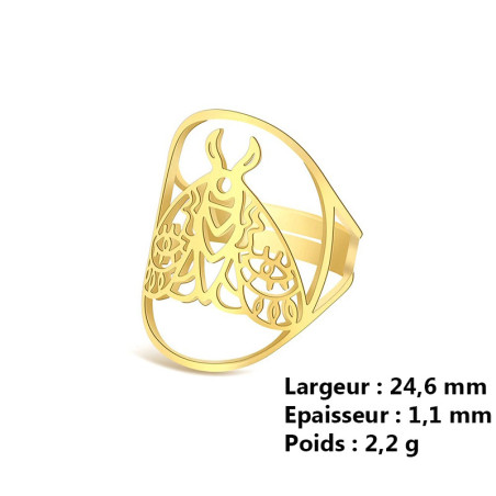 Anillo Mariposa Dorado o Plateado | Joya Poética Original