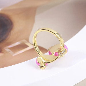 Anillo Mariquita Rosa de Plata 925 – Jardín Encantado