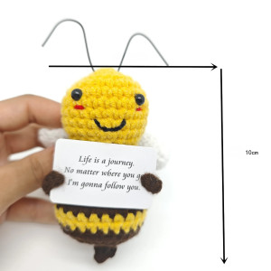 Abeja de Ganchillo con Mensaje – Regalo Original Hecho a Mano