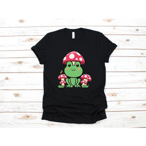 Camiseta Rana y Seta del Bosque Encantado | Regalo Original