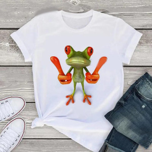 Camiseta Rana Peace & Chill – Vibe Cool y Divertida