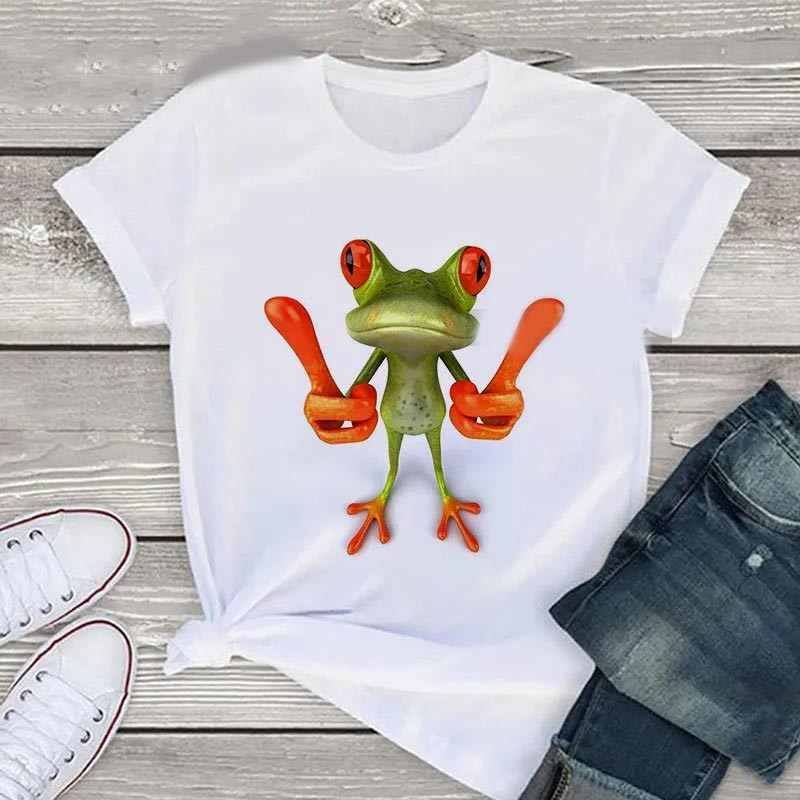Camiseta Rana Peace & Chill – Vibe Cool y Divertida
