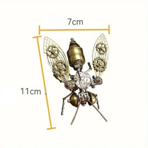 Kit Puzzle 3D Abeja Steampunk de Latón – Regalo Original