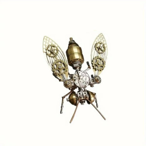 Kit Puzzle 3D Abeja Steampunk de Latón – Regalo Original