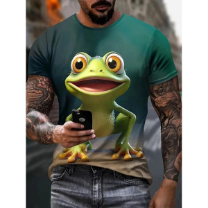 Camiseta Rana Sonriente – Look Divertido y Alegre | Impresión 3D