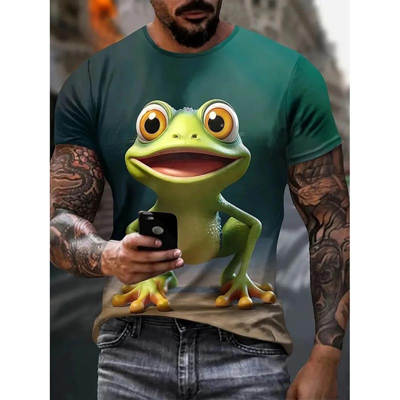 Camiseta Rana Sonriente – Look Divertido y Alegre | Impresión 3D