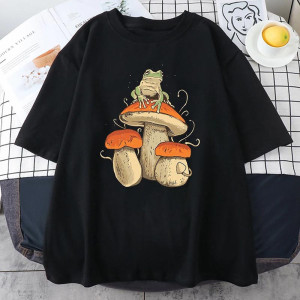 Camiseta Rana del Bosque – Estilo Naturaleza & Seta Original