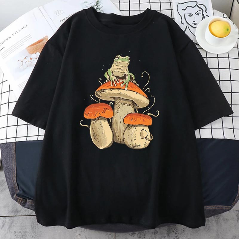 Camiseta Rana del Bosque – Estilo Naturaleza & Seta Original