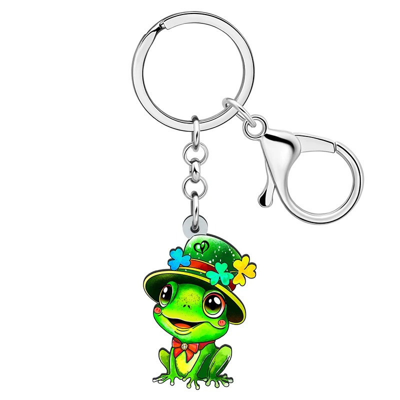 Llavero Rana San Patricio Trébol de la Suerte | 1001 Abeilles