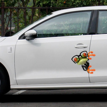 Pegatina Rana Pícara | Sticker Divertido para Coche & Moto