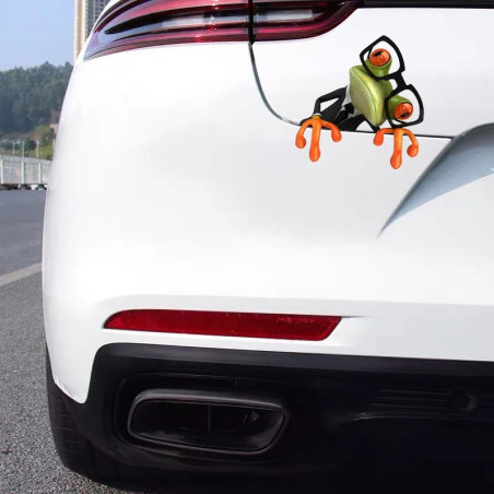 Pegatina Rana Pícara | Sticker Divertido para Coche & Moto