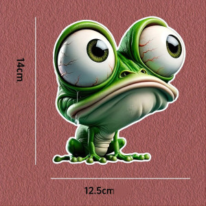 Pegatina Rana Turbo | Sticker Divertido & Original 14x12.5 cm