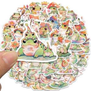 Pegatinas de Rana Bohemia | Stickers Pastel & Bonitos – 50 pzs