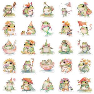 Pegatinas de Rana Bohemia | Stickers Pastel & Bonitos – 50 pzs