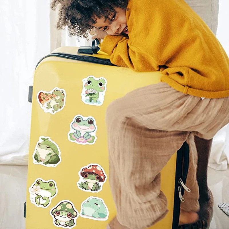 Pegatinas de Ranas Cartoon | 46 Stickers Adorables y Únicos