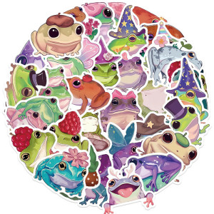 Pegatinas de Ranas Mágicas ✨ – Pack de 50 Stickers Únicos 🐸