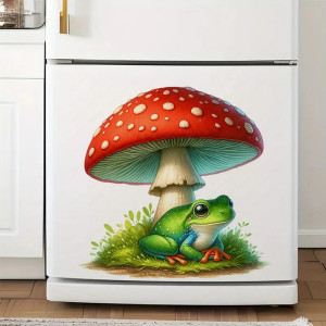 Pegatina Rana Bosque Encantado | Decoración Acuarela | 5 Tamaños