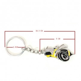 Porte-clés Abeille en métal Super Bee mesures