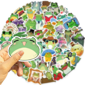 Stickers Rana Cosmo Pop – Pack 50 Pegatinas Kawaii Coloridas