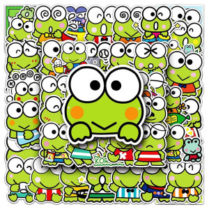 Pegatinas de Rana Kawaii Pop – Stickers Bonitos (10, 30, 50 uds)