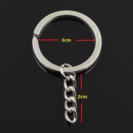 Porte-clés abeille couleur argent en forme de nid d'abeille détails