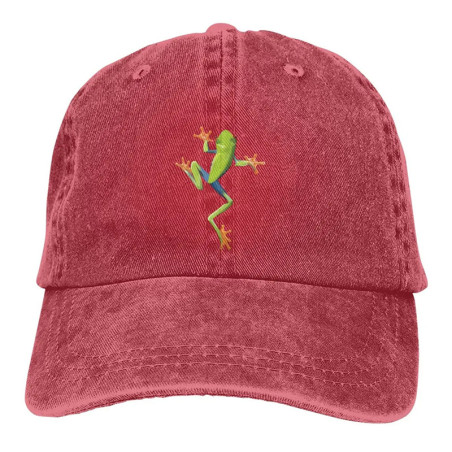 Gorra Ranita Saltarina 🐸 – Estilo Natural & Bordado Único
