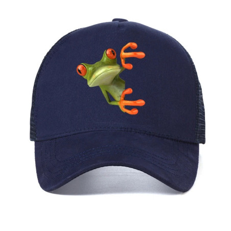 Gorra Divertida de Rana Tropical | Estilo Trucker Transpirable