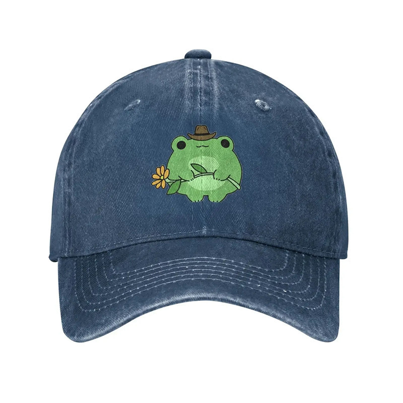 Gorra Rana Vaquero con Flor – Look Campestre & Adorable