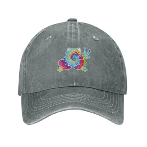 Gorra Rana Peace & Rainbow Vibe – Tie-Dye Hippie Original 🌈