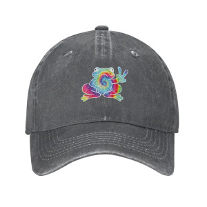 Gorra Rana Peace & Rainbow Vibe – Tie-Dye Hippie Original 🌈