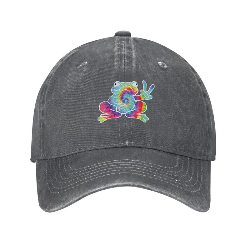 Gorra Rana Peace & Rainbow Vibe – Tie-Dye Hippie Original 🌈