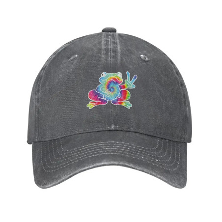 Gorra Rana Peace & Rainbow Vibe – Tie-Dye Hippie Original 🌈