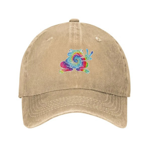 Gorra Rana Peace & Rainbow Vibe – Tie-Dye Hippie Original 🌈