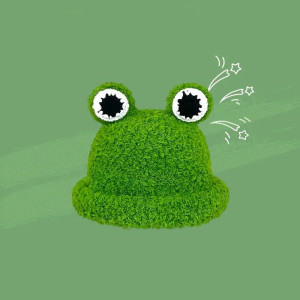 Gorro de Rana con Ojos Saltones | Peluche Divertido y Original