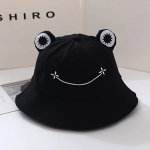 Gorro Rana Sonrisa Floral – Gorro Pescador Algodón 6 Colores