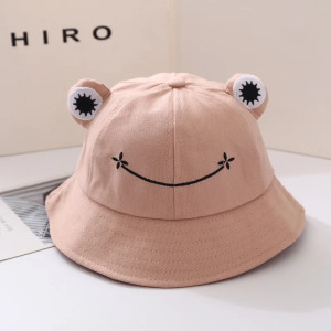 Gorro Rana Sonrisa Floral – Gorro Pescador Algodón 6 Colores