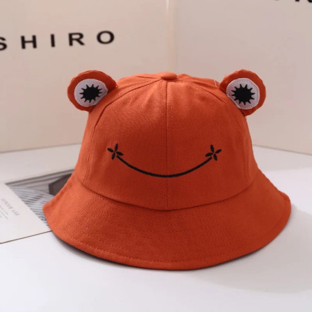 Gorro Rana Sonrisa Floral – Gorro Pescador Algodón 6 Colores