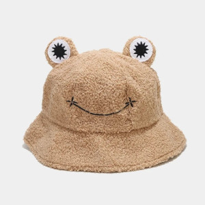 Gorro de Rana Sonrisa Divertida – Gorro Peluche Suave 4 Colores