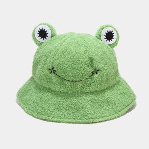 Gorro de Rana Sonrisa Divertida – Gorro Peluche Suave 4 Colores